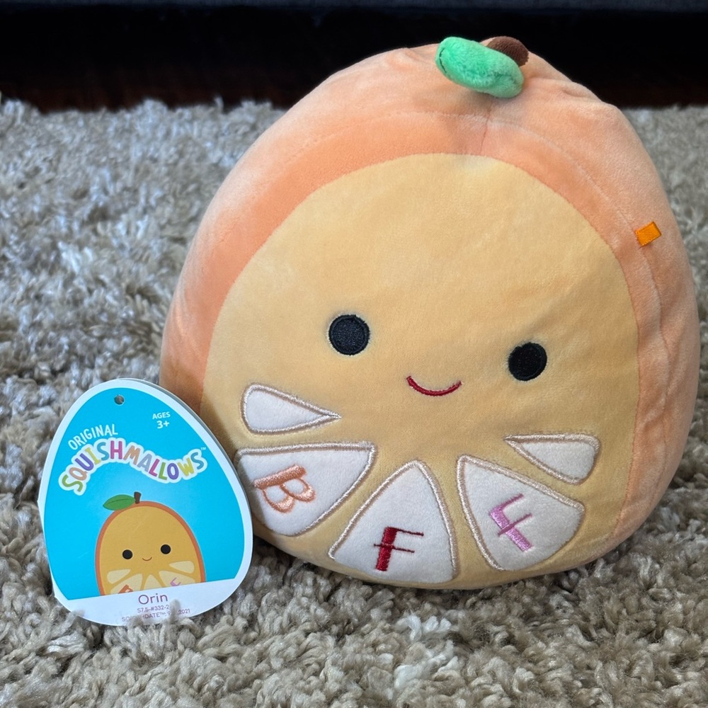Squishmallows Peach and Cream Plush